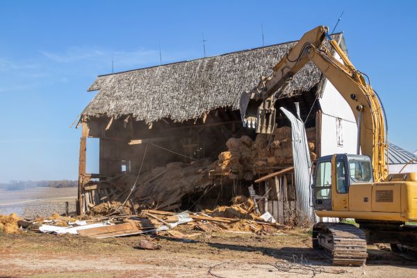 Barn Demolition in Carmel
