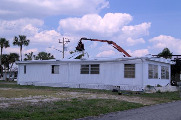 Mobile Home Demolition in Carmel